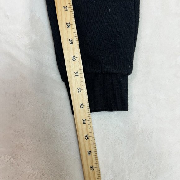 Urban Heritage Youth L Black Jogger Elastic Waist Drawstring Casual Sweatpants - Picture 8 of 12